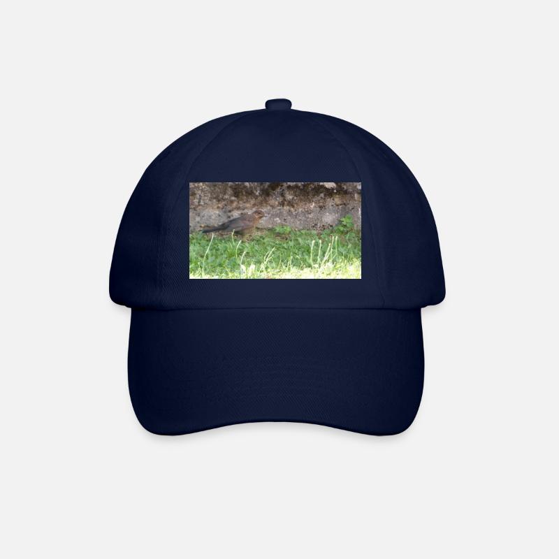 Vogel - Baseballkappe - Blau/Blau