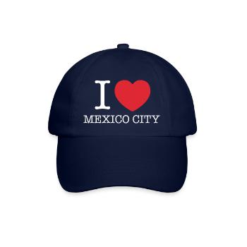 Ich liebe Mexiko | Ich liebe MX | I Herz Mexiko - Baseballkappe - Blau/Blau - Vorne