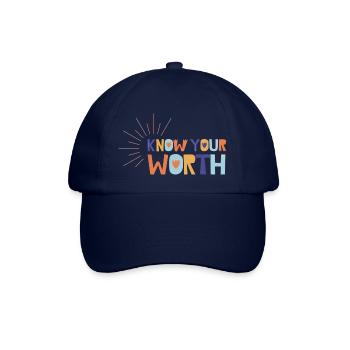 Connaissez votre valeur - Casquette classique - bleu/bleu - Devant