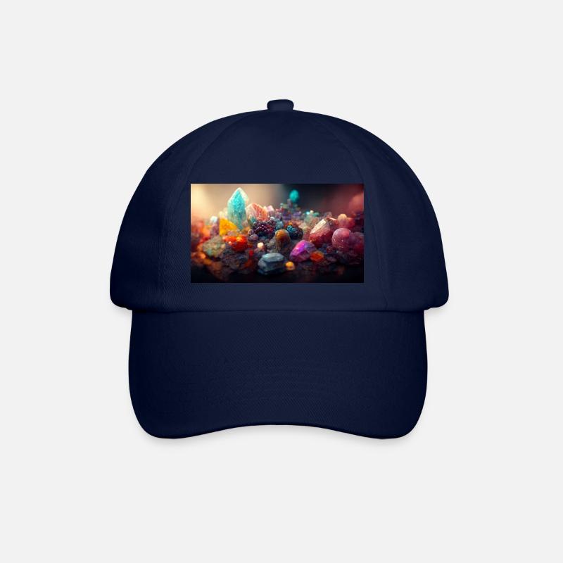 Kristall-Bucht - Baseballkappe - Blau/Blau