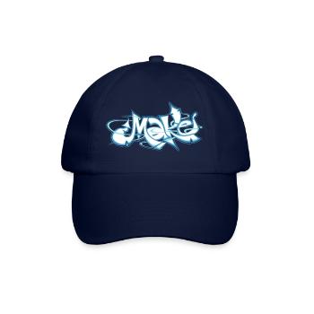 Le mot bleu fait des graffitis - Casquette classique - bleu/bleu - Devant