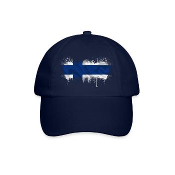 Finlande Suomi helsinki scandinavie viking fine FIN - Casquette classique - bleu/bleu - Devant