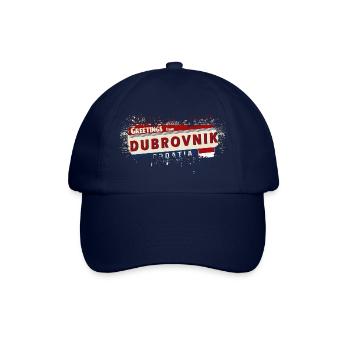 croatia hrvatska croatia hrv hr travel tourism - Baseball Cap - blue/blue - Front