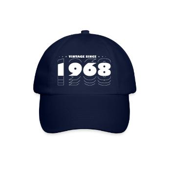 Best of 1968 - Feiern Sie 57 Jahre Vintage - Baseballkappe - Blau/Blau - Vorne