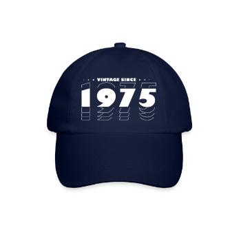 Proudly Celebrating 1975 - Vintage 50 Years of - Baseball Cap - blue/blue - Front