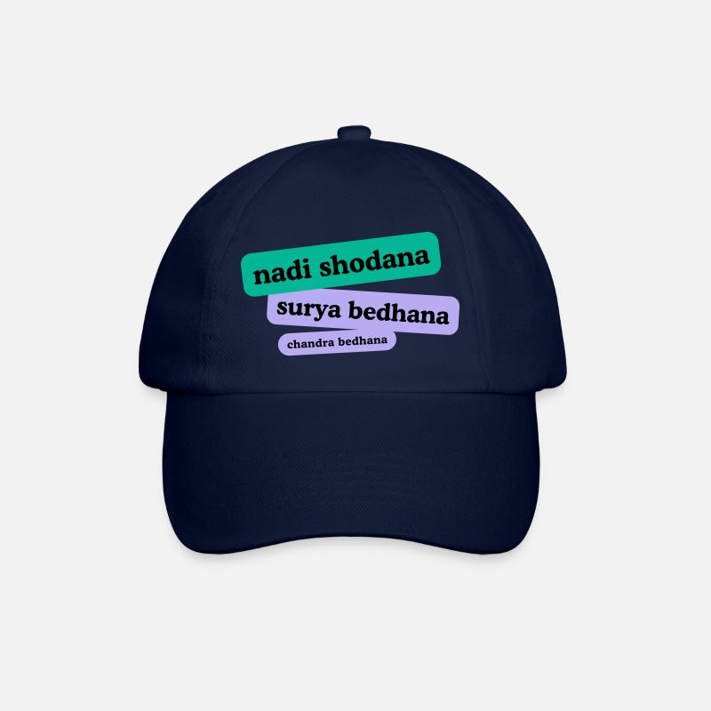 Pranayama - Baseballkappe - Blau/Blau