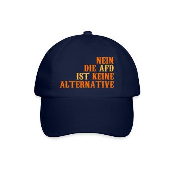 NEIN DIE AFD IST KEINE ALTERNATIVE - Baseballkappe - Blau/Blau - Vorne