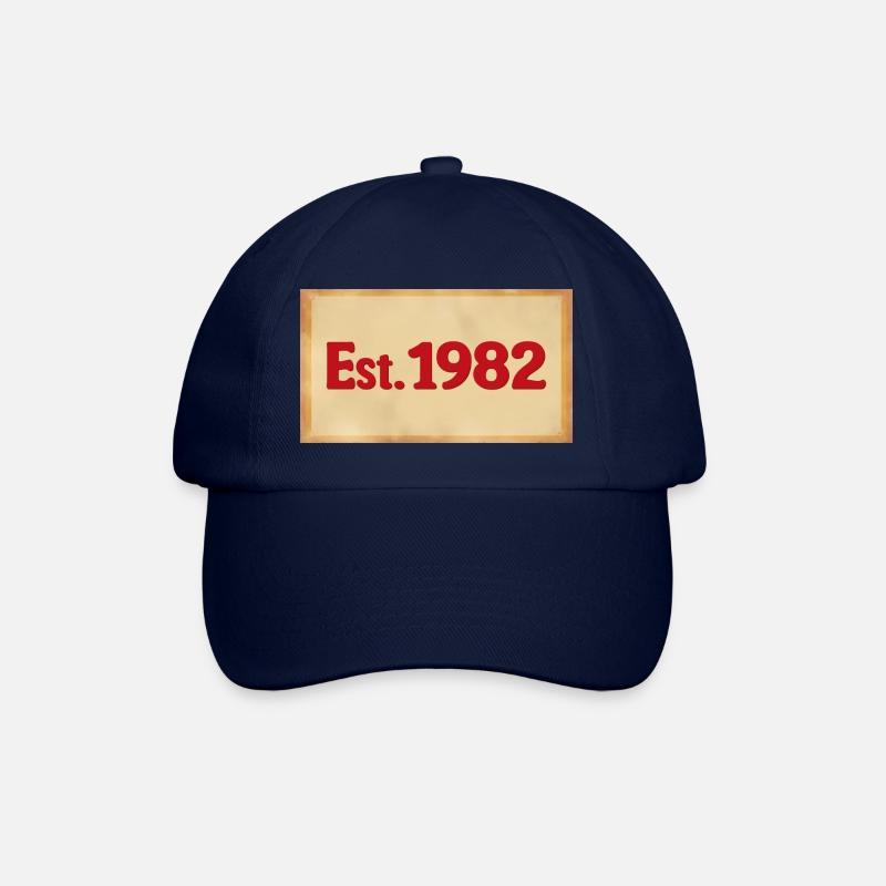 Est. 1982 - Baseballkappe - Blau/Blau