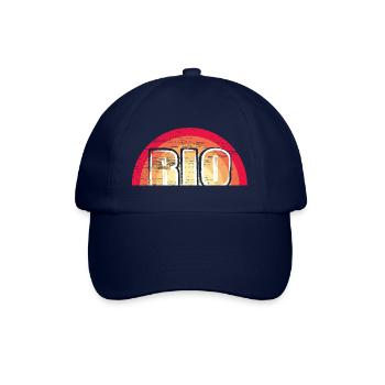 Rio logo Vintage Sunset - Baseball Cap - blue/blue - Front