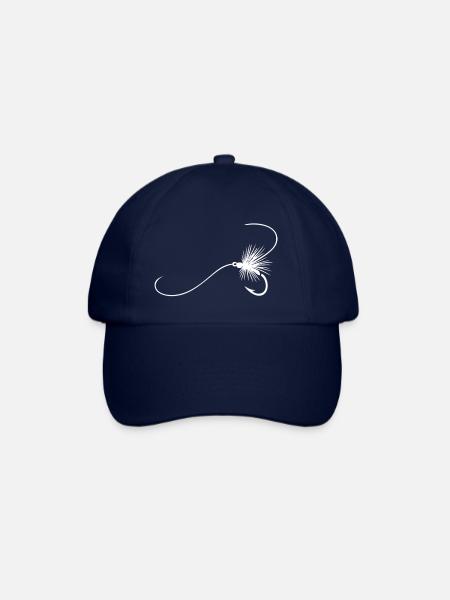 Pêche à la mouche Pêcheur Gone Fishing BLANC - Casquette classique - bleu/bleu