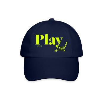 Play Level Up – Start your gaming adventure - Baseball Cap - blue/blue - Front