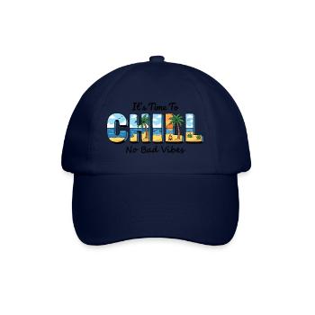Chill Beach Sonnenbriefe - Baseballkappe - Blau/Blau - Vorne