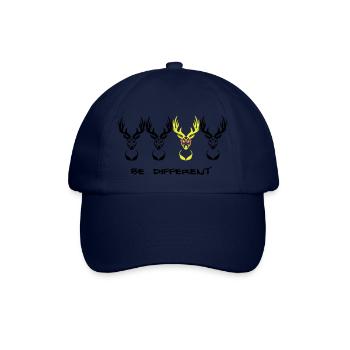 Be different! Deer Nerd Geek 3c - Baseball Cap - blue/blue - Front