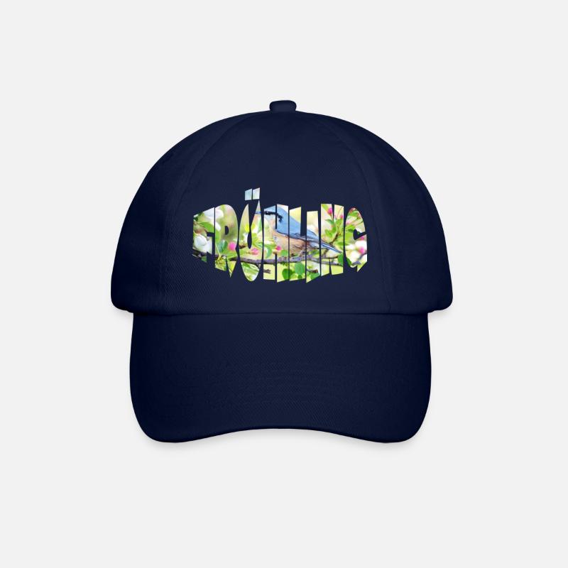 frühling 1 - Baseballkappe - Blau/Blau