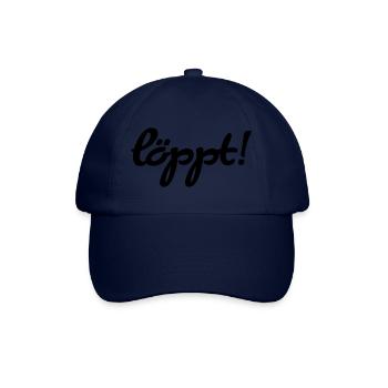 löppt - Baseballkappe - Blau/Blau - Vorne