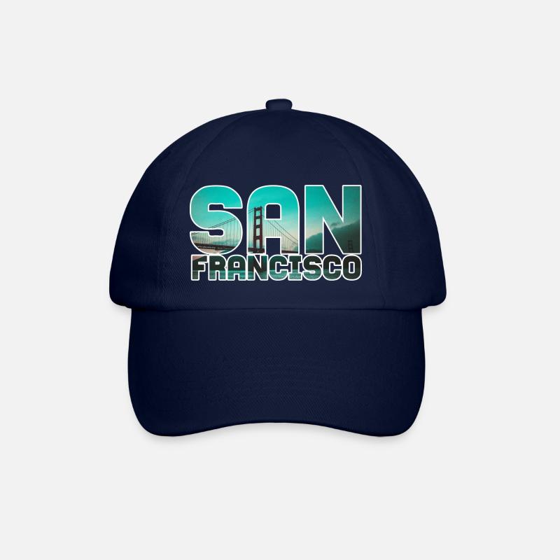 San Francisco - Baseballkappe - Blau/Blau