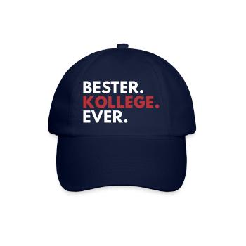 Bester Kollege Abschiedsgeschenk Abschied Arbeitsk - Baseballkappe - Blau/Blau - Vorne