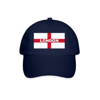 London City in English Flag - Baseball Cap - blue/blue - Front