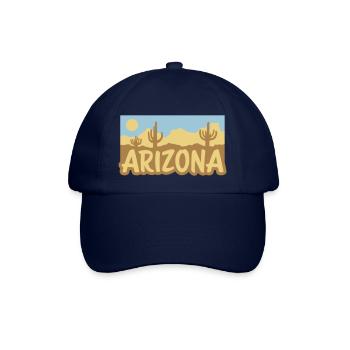 Arizona USA Desert Landscape - Baseball Cap - blue/blue - Front