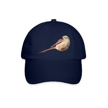 Long-tailed, Aegithalos caudatus - Baseball Cap - blue/blue - Front