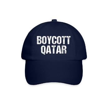 Boycott Qatar Gift - Baseball Cap - blue/blue - Front