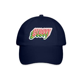 Groovy Groove Musik - Baseballkappe - Blau/Blau - Vorne