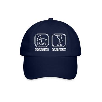 Golf Club Golfeurs Terrain de golf Golf Sports - Casquette classique - bleu/bleu - Devant