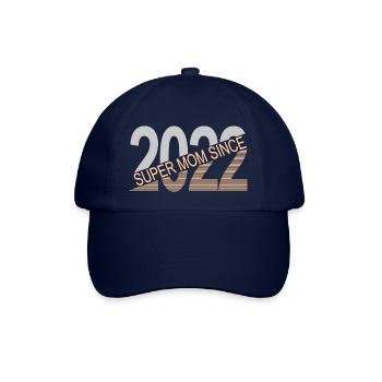 Super maman depuis 2022 - Casquette classique - bleu/bleu - Devant