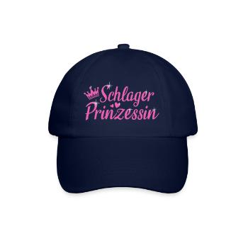 Schlager Prinzessin Schlager Party - Baseballkappe - Blau/Blau - Vorne