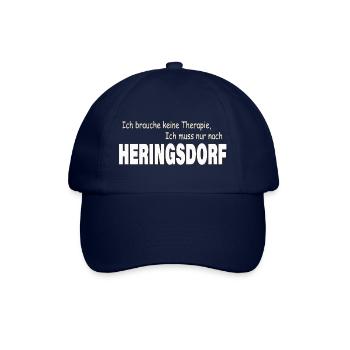 Therapie HERINGSDORF - Baseballkappe - Blau/Blau - Vorne