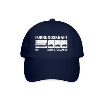 Busfahrer Linienbus Führungskraft Follower Bus - Baseballkappe - Blau/Blau - Vorne