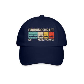 Busfahrer Linienbus Führungskraft Follower Bus - Baseballkappe - Blau/Blau - Vorne