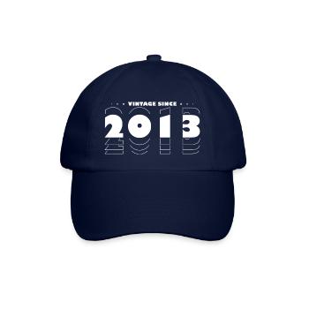 Vintage Bold Tribute to 2013 - Feiern Sie den 12. - Baseballkappe - Blau/Blau - Vorne