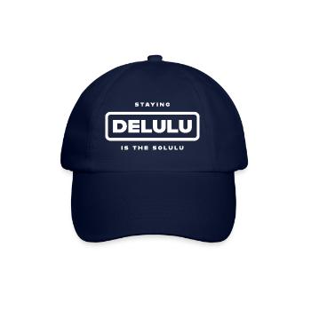 076 // DELULU - Baseballkappe - Blau/Blau - Vorne