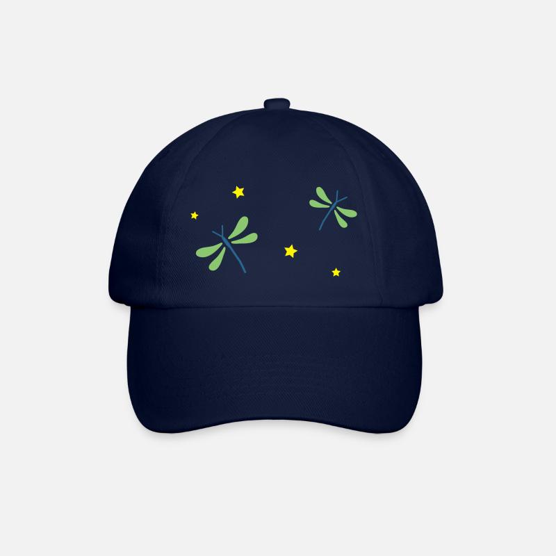 Libelle - Baseballkappe - Blau/Blau