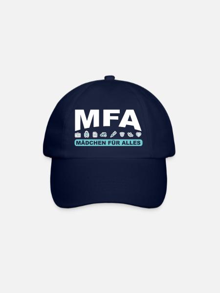 Mädchen für alles - Baseballkappe - Blau/Blau