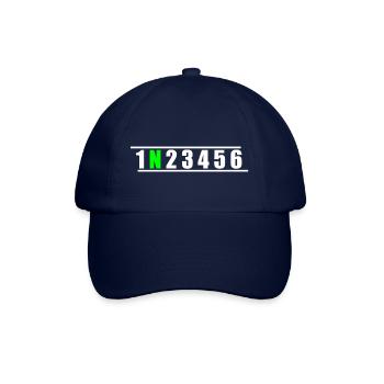 Moto cadeau idée cadeau pour les motocyclistes - Casquette classique - bleu/bleu - Devant