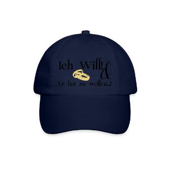Je veux - Casquette classique - bleu/bleu - Devant
