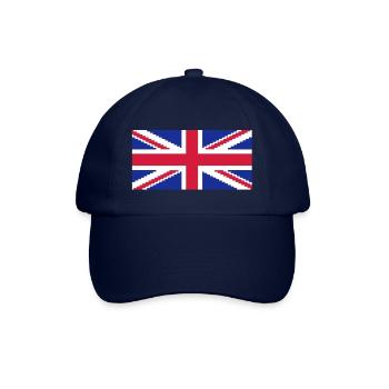 Union Pixel Jack UK Flag - Baseball Cap - blue/blue - Front