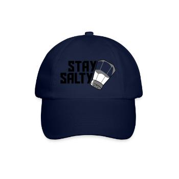 Stay Salty Logo - Baseballkappe - Blau/Blau - Vorne