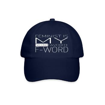 gay sexy smash the patriarchy womens face lgbtq - Baseballkappe - Blau/Blau - Vorne