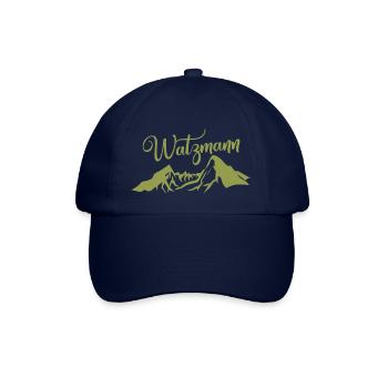 Watzmann vintage ByTheManzanitas - Baseballkappe - Blau/Blau - Vorne