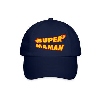 Super Maman - Casquette classique - bleu/bleu - Devant