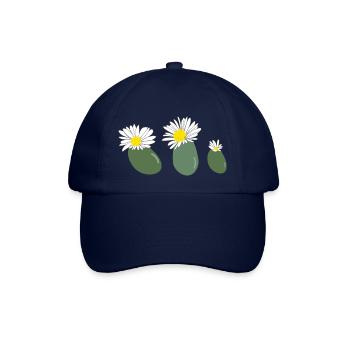Lithops flower2 - Baseball Cap - blue/blue - Front