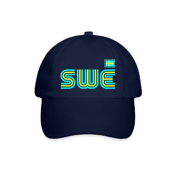 Schweden Schweden Flagge national norden skandinavia - Baseballkappe - Blau/Blau - Vorne