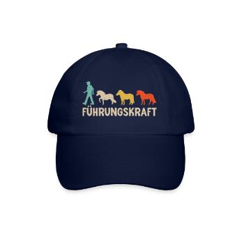 Shetland Pony Führungskraft Pferde Reitsport - Baseballkappe - Blau/Blau - Vorne