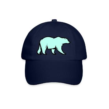 Ours blanc - Casquette classique - bleu/bleu - Devant