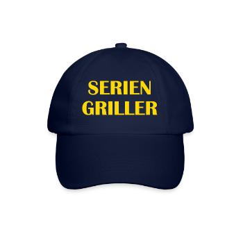 Seriengriller - die Lizenz zum Grillen Grillchef - Baseballkappe - Blau/Blau - Vorne