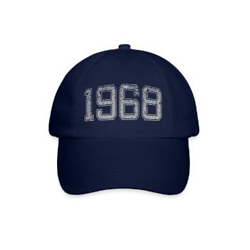 1968 Jahrgang - Baseballkappe - Blau/Blau - Vorne