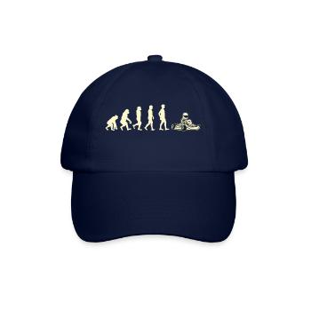 Cadeau évolution du kart shirt - Casquette classique - bleu/bleu - Devant